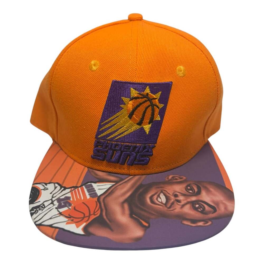 Mitchell & Ness Phoenix Suns Snapback Hat Orange Hardwood Classics